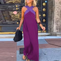 Sunset Glow: Off Shoulder Multi-Color Holiday Dress